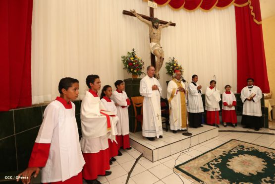 San Rafael del Sur concluye sus fiestas patronales con alegre visita del Cardenal Leopoldo Brenes