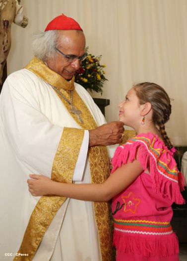 San Rafael del Sur concluye sus fiestas patronales con alegre visita del Cardenal Leopoldo Brenes