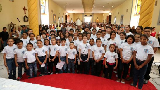 San Rafael del Sur concluye sus fiestas patronales con alegre visita del Cardenal Leopoldo Brenes