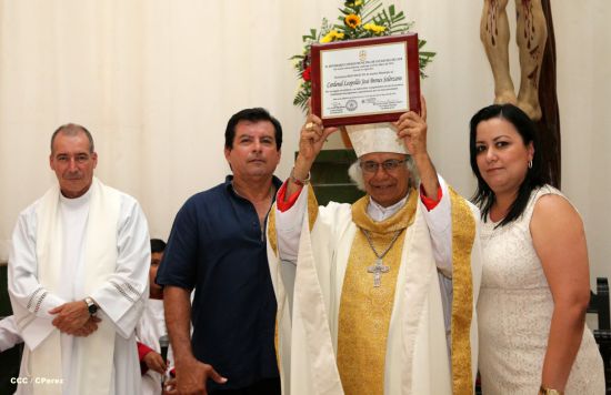 San Rafael del Sur concluye sus fiestas patronales con alegre visita del Cardenal Leopoldo Brenes