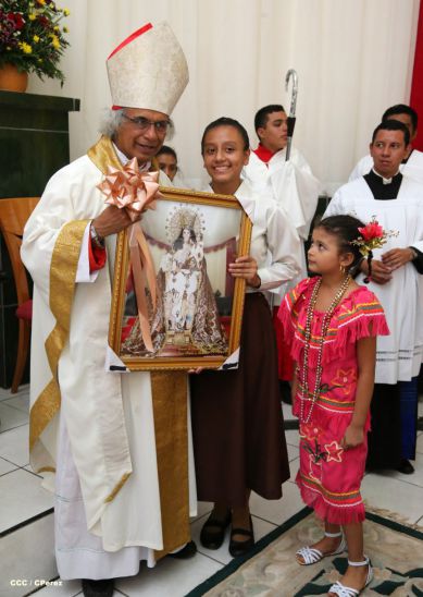 San Rafael del Sur concluye sus fiestas patronales con alegre visita del Cardenal Leopoldo Brenes