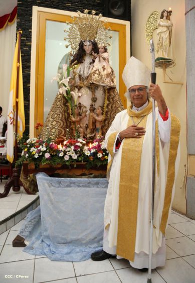San Rafael del Sur concluye sus fiestas patronales con alegre visita del Cardenal Leopoldo Brenes
