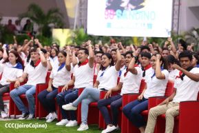 Acto en conmemoración al Tránsito a la Inmortalidad de Augusto C. Sandino