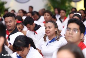 Acto en conmemoración al Tránsito a la Inmortalidad de Augusto C. Sandino