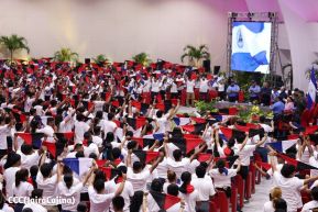 Acto en conmemoración al Tránsito a la Inmortalidad de Augusto C. Sandino