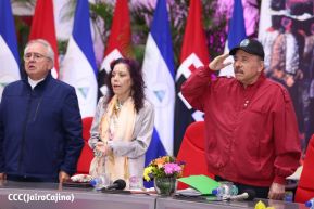 Acto en conmemoración al Tránsito a la Inmortalidad de Augusto C. Sandino