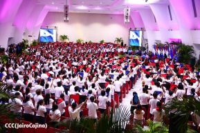 Acto en conmemoración al Tránsito a la Inmortalidad de Augusto C. Sandino