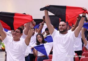 Acto en conmemoración al Tránsito a la Inmortalidad de Augusto C. Sandino