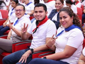 Acto en conmemoración al Tránsito a la Inmortalidad de Augusto C. Sandino