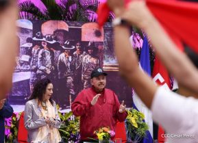 Acto en conmemoración al Tránsito a la Inmortalidad de Augusto C. Sandino