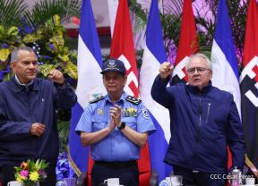 Acto en conmemoración al Tránsito a la Inmortalidad de Augusto C. Sandino