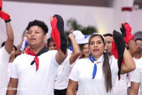 Acto en conmemoración al Tránsito a la Inmortalidad de Augusto C. Sandino