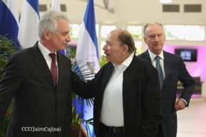 Comandante Daniel y Compañera Rosario en encuentro con el  General Nikolai Patrushev