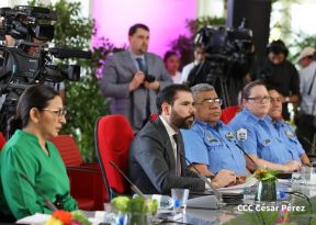 Comandante Daniel y Compañera Rosario en encuentro con el  General Nikolai Patrushev