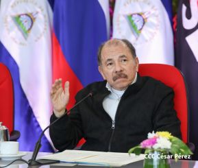 Comandante Daniel y Compañera Rosario en encuentro con el  General Nikolai Patrushev