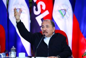 Comandante Daniel y Compañera Rosario en encuentro con el  General Nikolai Patrushev