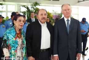 Comandante Daniel y Compañera Rosario en encuentro con el  General Nikolai Patrushev