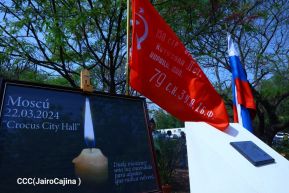 Nicaragua se solidariza con las víctimas del atentado terrorista en la Federación de Rusia