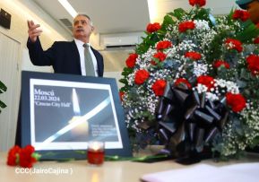 Nicaragua se solidariza con las víctimas del atentado terrorista en la Federación de Rusia