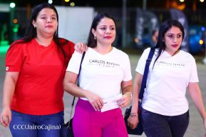 Así disfrutando los nicaragüenses del concierto de Carlos Rivera 