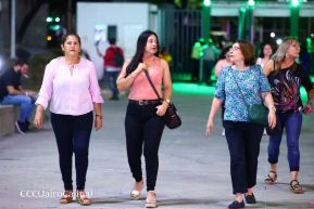 Así disfrutando los nicaragüenses del concierto de Carlos Rivera 