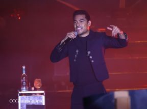 Así disfrutando los nicaragüenses del concierto de Carlos Rivera 