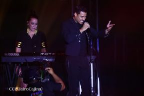 Así disfrutando los nicaragüenses del concierto de Carlos Rivera 