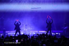 Así disfrutando los nicaragüenses del concierto de Carlos Rivera 