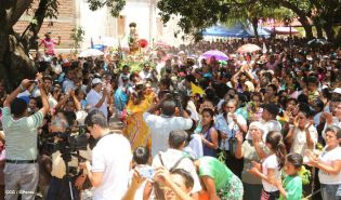 Familias de Ometepe reciben visita del Cardenal Leopoldo Brenes 
