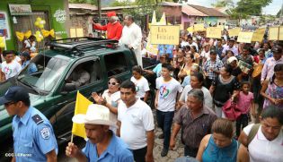 Pueblo católico de El Sauce recibe con júbilo al Cardenal Brenes