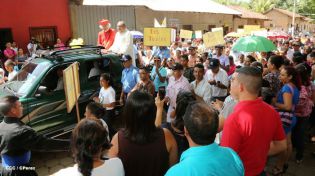 Pueblo católico de El Sauce recibe con júbilo al Cardenal Brenes