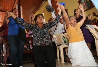 Pueblo católico de El Sauce recibe con júbilo al Cardenal Brenes