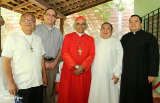Pueblo católico de El Sauce recibe con júbilo al Cardenal Brenes