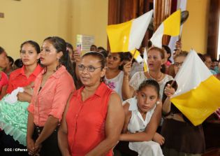 Pueblo católico de El Sauce recibe con júbilo al Cardenal Brenes