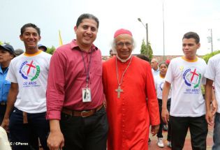 Pueblo católico de El Sauce recibe con júbilo al Cardenal Brenes
