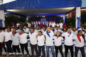 Realizan acto en conmemoración del 129 aniversario del natalicio de nuestro Valiente General Augusto Sandino