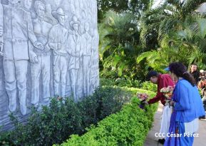Realizan acto en conmemoración del 129 aniversario del natalicio de nuestro Valiente General Augusto Sandino