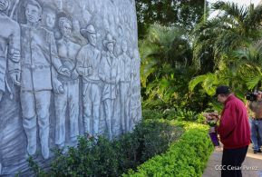 Realizan acto en conmemoración del 129 aniversario del natalicio de nuestro Valiente General Augusto Sandino