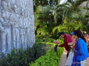 Realizan acto en conmemoración del 129 aniversario del natalicio de nuestro Valiente General Augusto Sandino