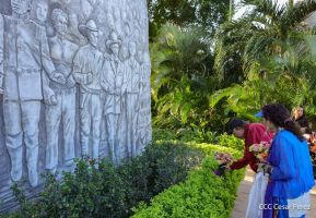 Realizan acto en conmemoración del 129 aniversario del natalicio de nuestro Valiente General Augusto Sandino