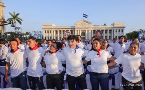 Realizan acto en conmemoración del 129 aniversario del natalicio de nuestro Valiente General Augusto Sandino
