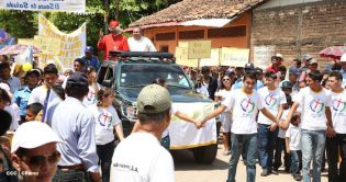 Pueblo católico de El Sauce recibe con júbilo al Cardenal Brenes