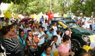 Pueblo católico de El Sauce recibe con júbilo al Cardenal Brenes