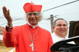 Pueblo católico de El Sauce recibe con júbilo al Cardenal Brenes