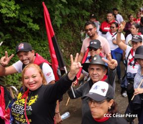 ¡Un Pueblo Unido Jamás Será Vencido! Caminata hacia la Hacienda El Vapor en honor a los Héroes y Mártires