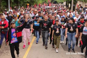 ¡Un Pueblo Unido Jamás Será Vencido! Caminata hacia la Hacienda El Vapor en honor a los Héroes y Mártires