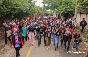 ¡Un Pueblo Unido Jamás Será Vencido! Caminata hacia la Hacienda El Vapor en honor a los Héroes y Mártires