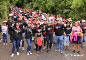 ¡Un Pueblo Unido Jamás Será Vencido! Caminata hacia la Hacienda El Vapor en honor a los Héroes y Mártires