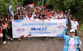 ¡Un Pueblo Unido Jamás Será Vencido! Caminata hacia la Hacienda El Vapor en honor a los Héroes y Mártires