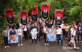 ¡Un Pueblo Unido Jamás Será Vencido! Caminata hacia la Hacienda El Vapor en honor a los Héroes y Mártires